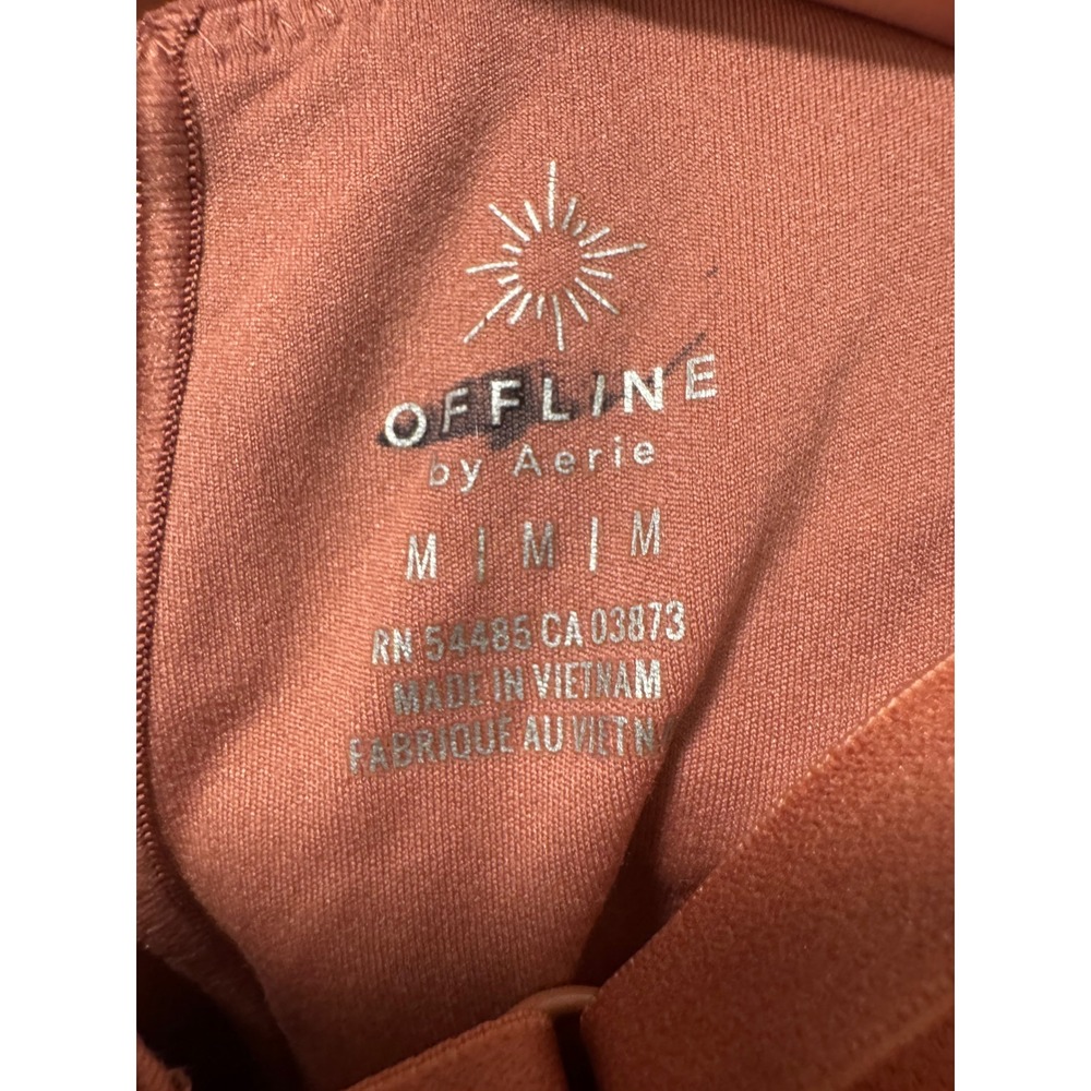 OFFLINE by Aerie Floral Rose Real Me Ruffle Exercise Dress with Shorts Medium - Picture 7 of 9